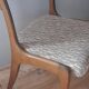 Sled chair by Self - NF14, solid wood and wool fabric, vintage 1960's