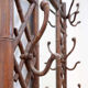 Coat rack or hall tree, 19th century - patinated cast iron imitating bamboo