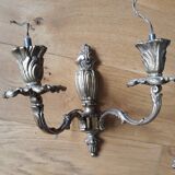 Paire d'appliques dorées classiques