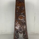 Arts and crafts hand carved pedestal, England ca 1880