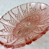 Lot of 2 pink glass ramekins