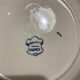 Set of earthenware plates of Longwy Fismes late nineteenth