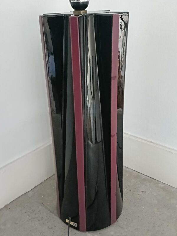 Pied de lampe Kostka en céramique