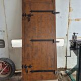 hand-forged studded castle doors + frame from the 1800s/1900s