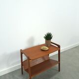 Table d’appoint en teck danois, table vintage
