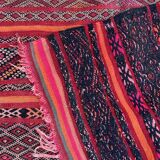 Moroccan Kilim Zemmour rug red - 150 x 285 cm