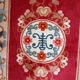 Carpet vintage Chinese art deco done hand 77 x 139cm 1970 s