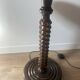 Charles Dudouyt solid oak reading lamp