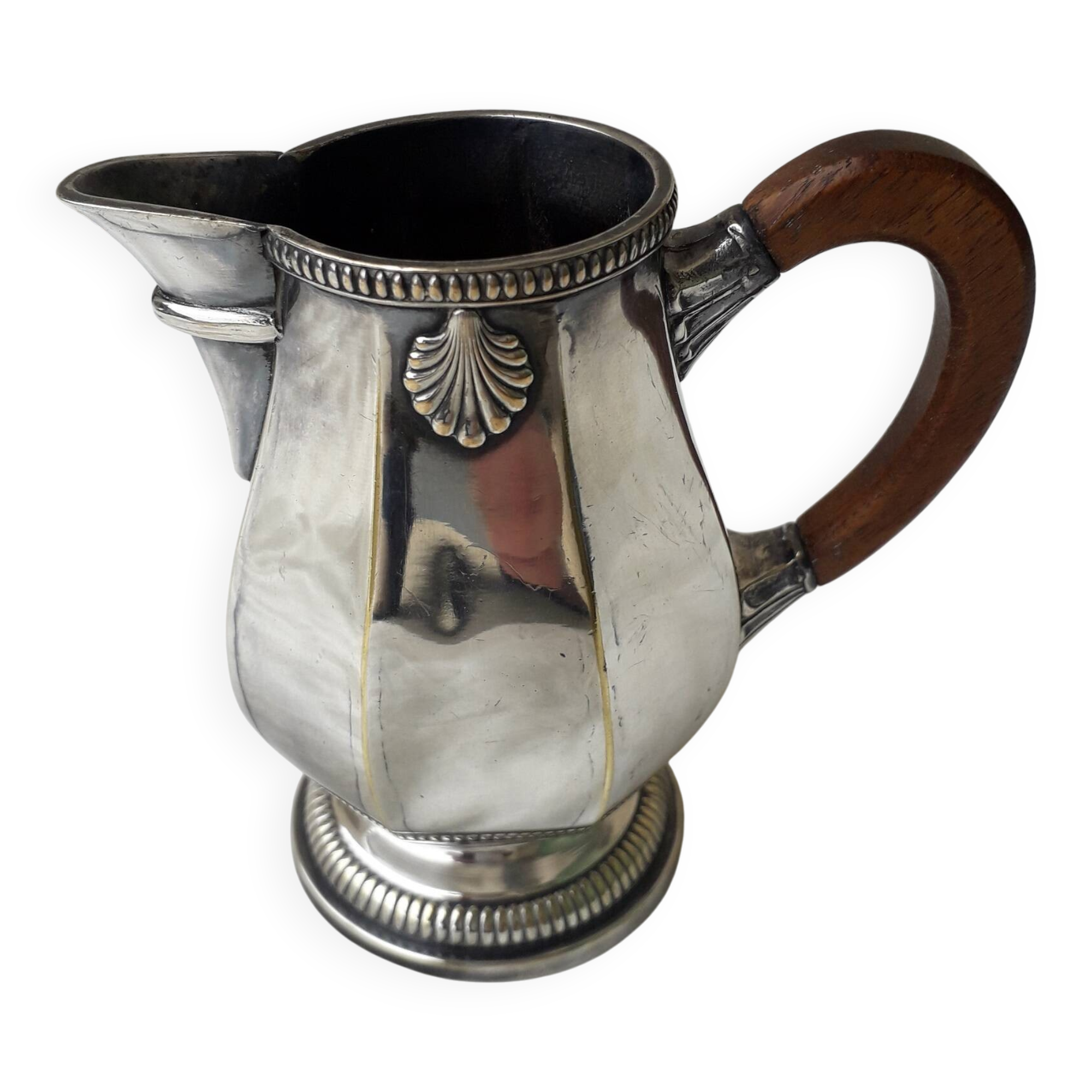 Pot à lait en métal argenté