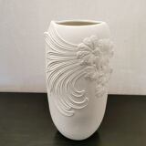 M Frey's white biscuit vase for Kaiser