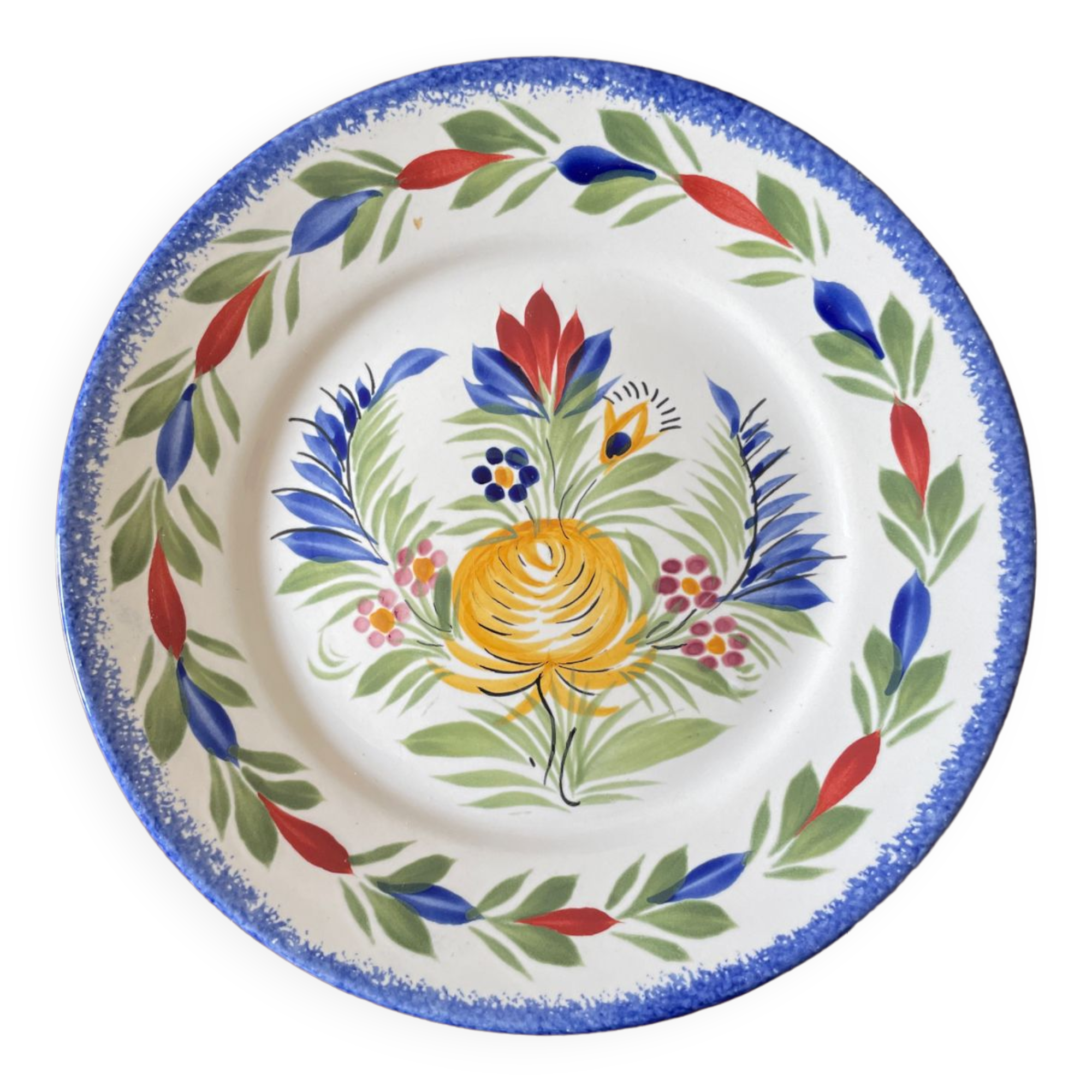 Small plate Henriot Quimper