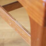 Scandinavian footrest, teak, 1960