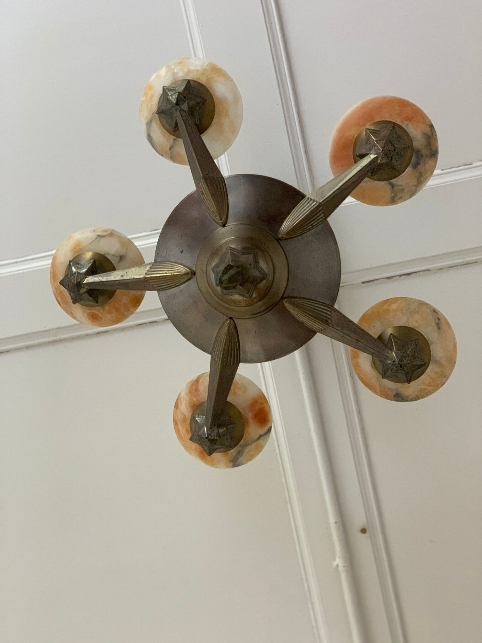 Antique ceiling Lamp Art Deco 1920s