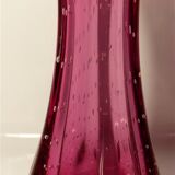 Glass Vase By Murano Bullicante By Archimedes Seguso , Italy.