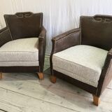 2 fauteuils art déco 1930