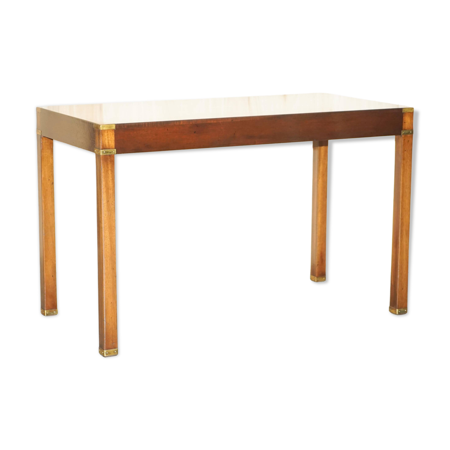 Bureau de campagne militaire Kennedy Harrods en bois dur