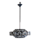Crystal saucer chandelier Maison Kinkeldey, Austria circa 1970