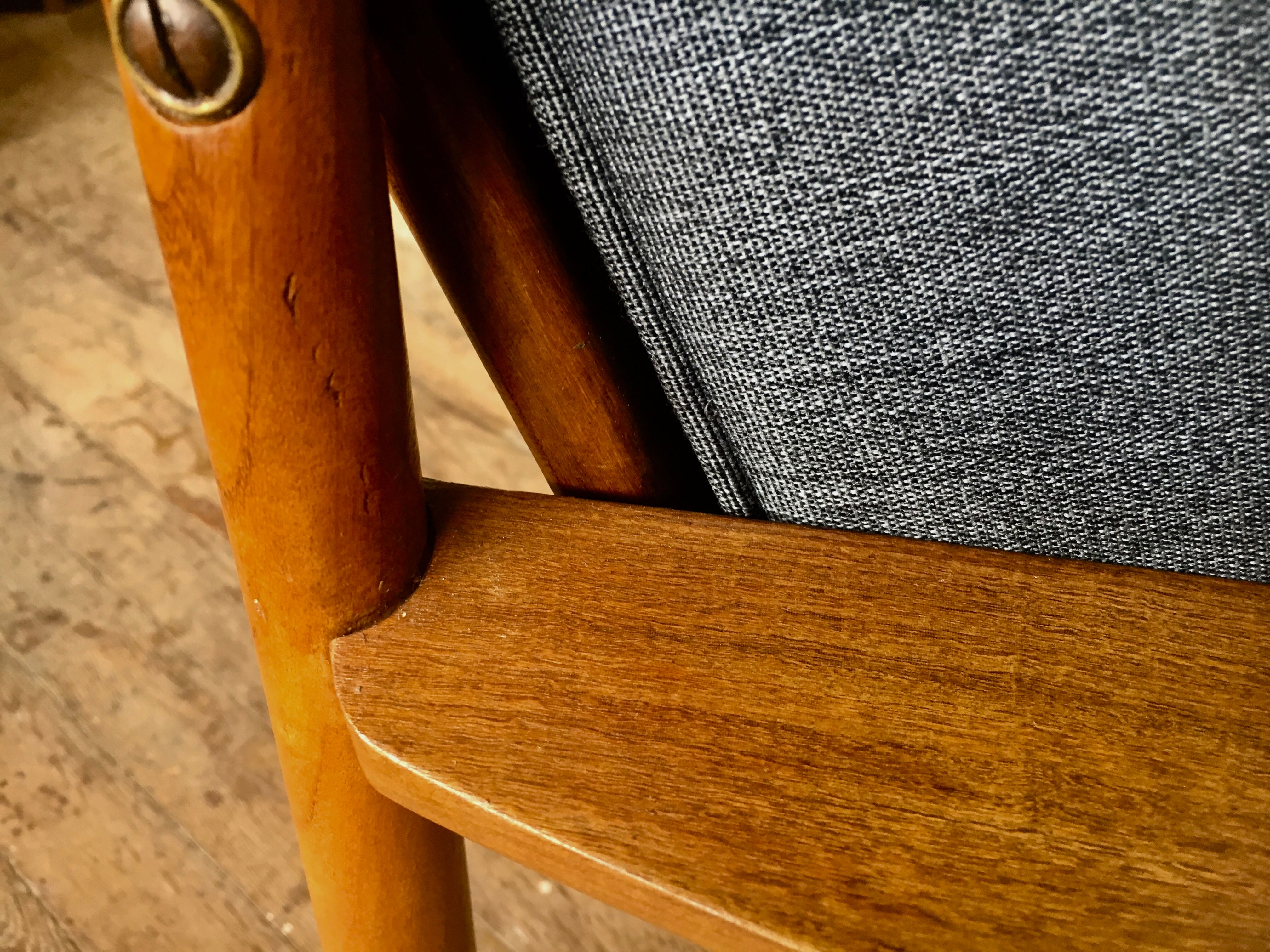 Pair of Chair vintage Scandinavian teak