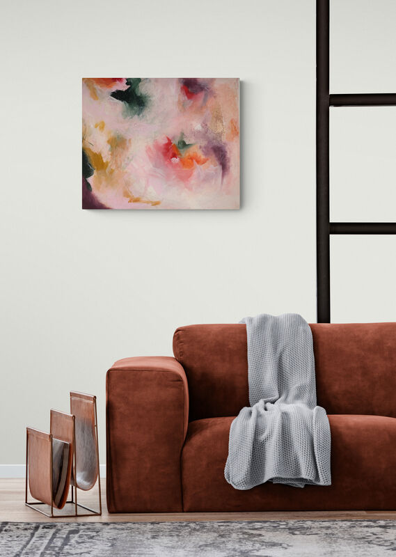 Acrylic on canvas - The tough gets going - 50x60cm, unique piece