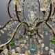 Multicoloured Murano Glass & Crystal Chandelier, 1950s