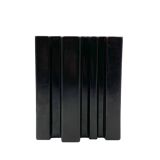 Angelo Mangiarotti, Space age brown ceramic vase, Fratelli Brambilla Italy ca. 1968