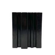 Angelo Mangiarotti, Space age brown ceramic vase, Fratelli Brambilla Italy ca. 1968
