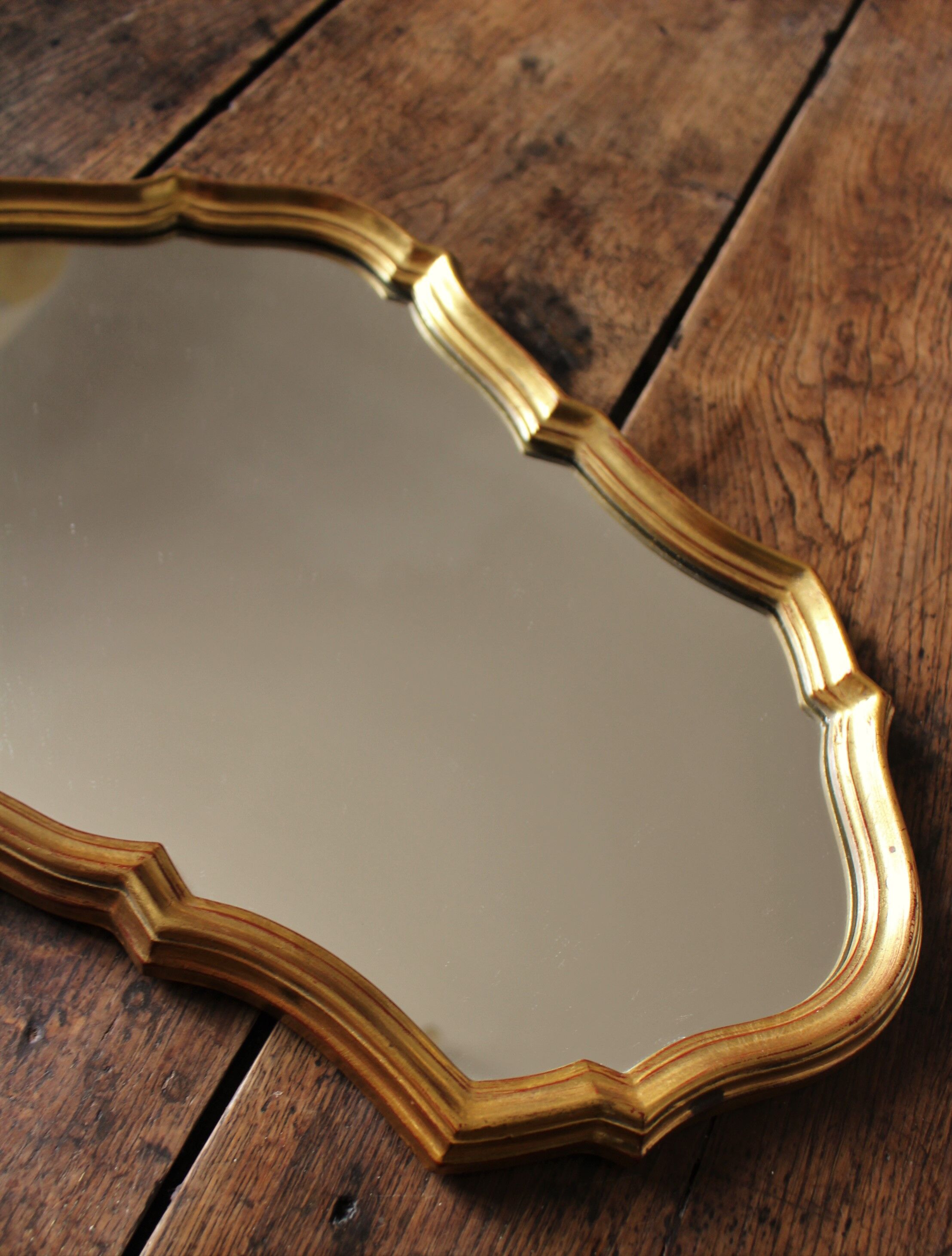 Golden mirror baroque spirit
