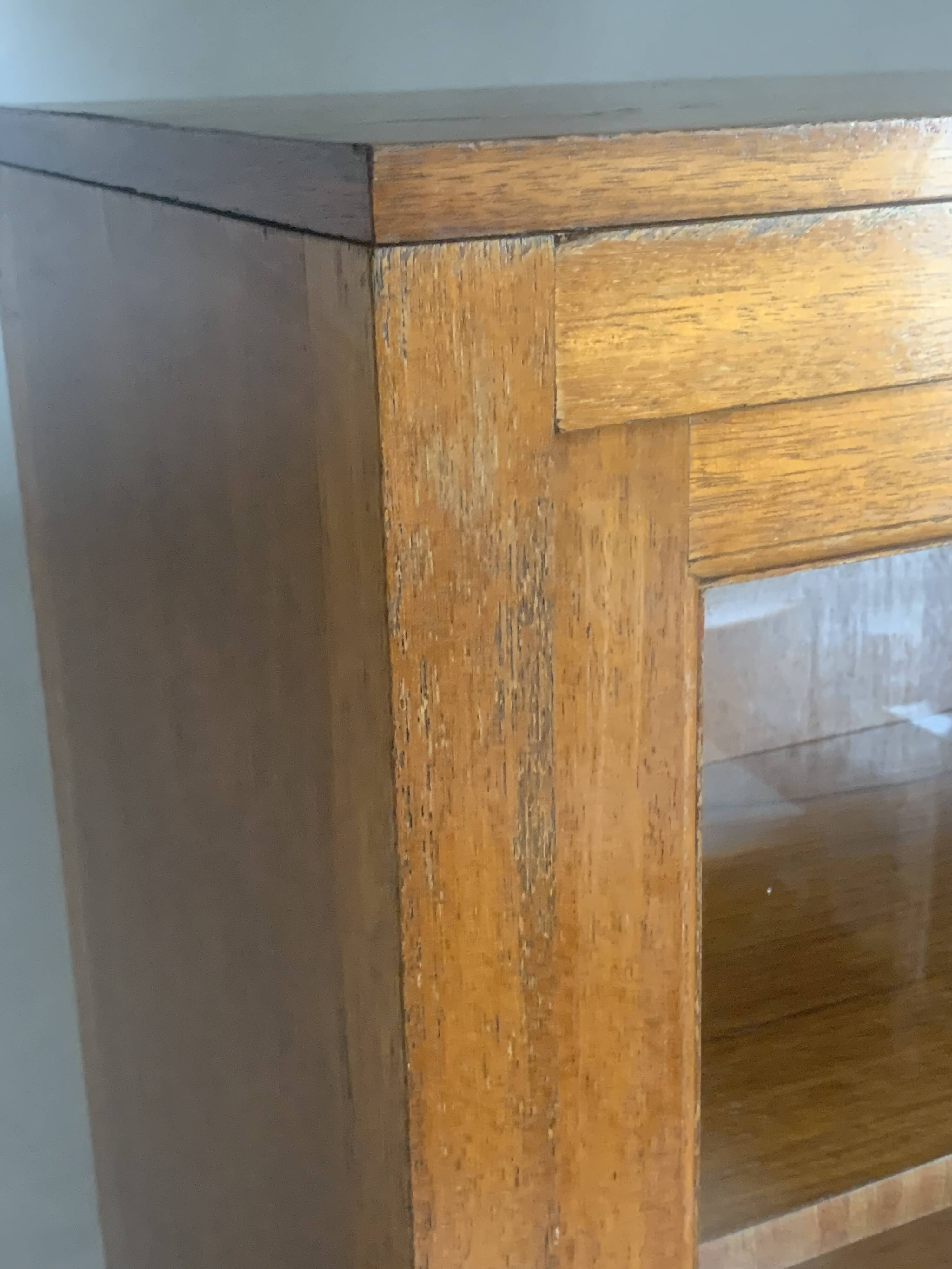Vintage display cabinet bookcase