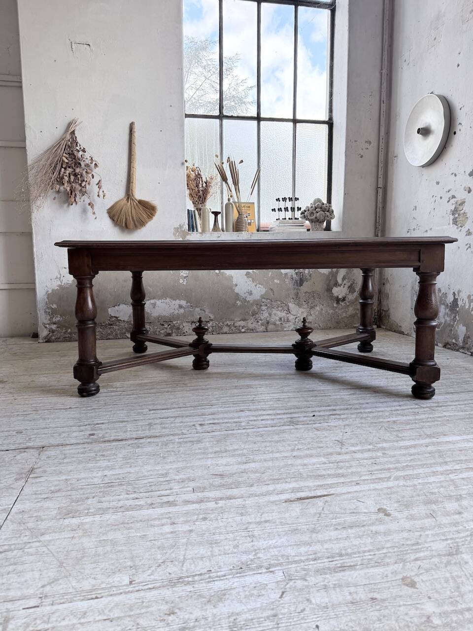 Oak table in Louis XIV style 1900