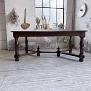 Table chêne style Louis XIV 1900