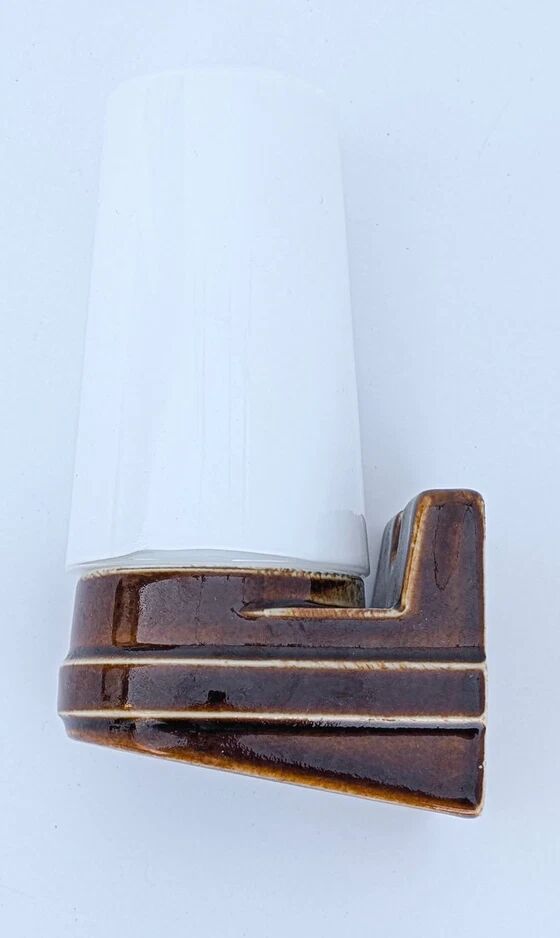 IFÖ 6080 - Sigvard Bernadotte - brown porcelain - Sweden 1960s