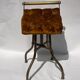 Victorian English brass piano cello music stool attributed to CH Hare