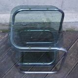 Smoked glass side table