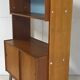 Bibliothèque vintage pieds compas années 60