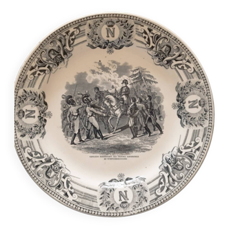 Napoleon battle talking plate