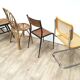 Lot of 6 vintage depareillees chairs