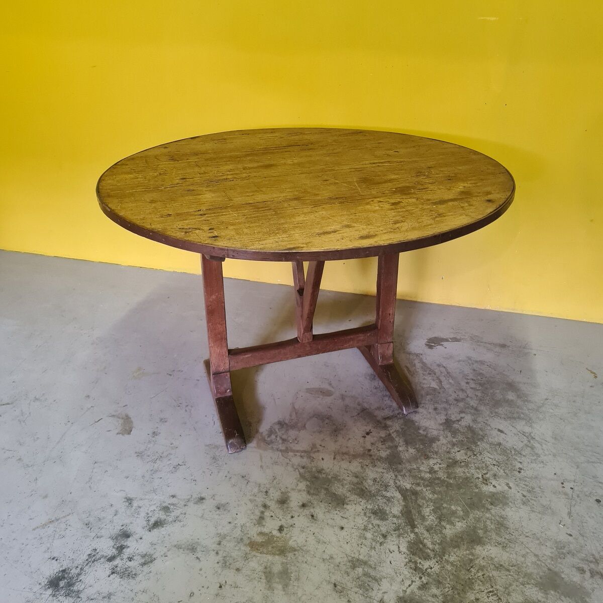 French wine table, called table vigneron, from the late 1800s