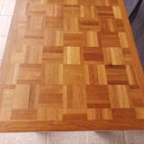 Vintage table in solid white oak