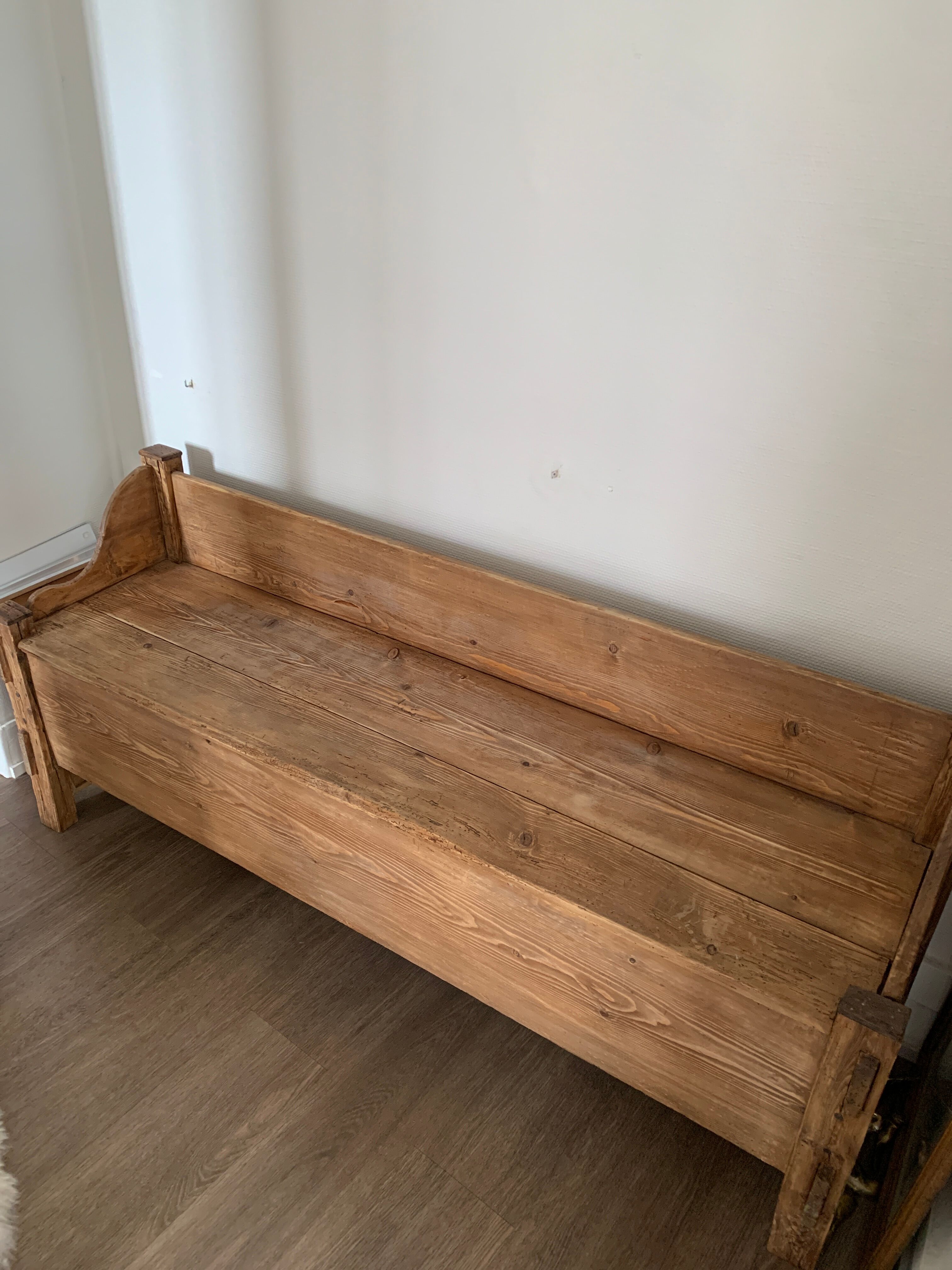 Wooden bench