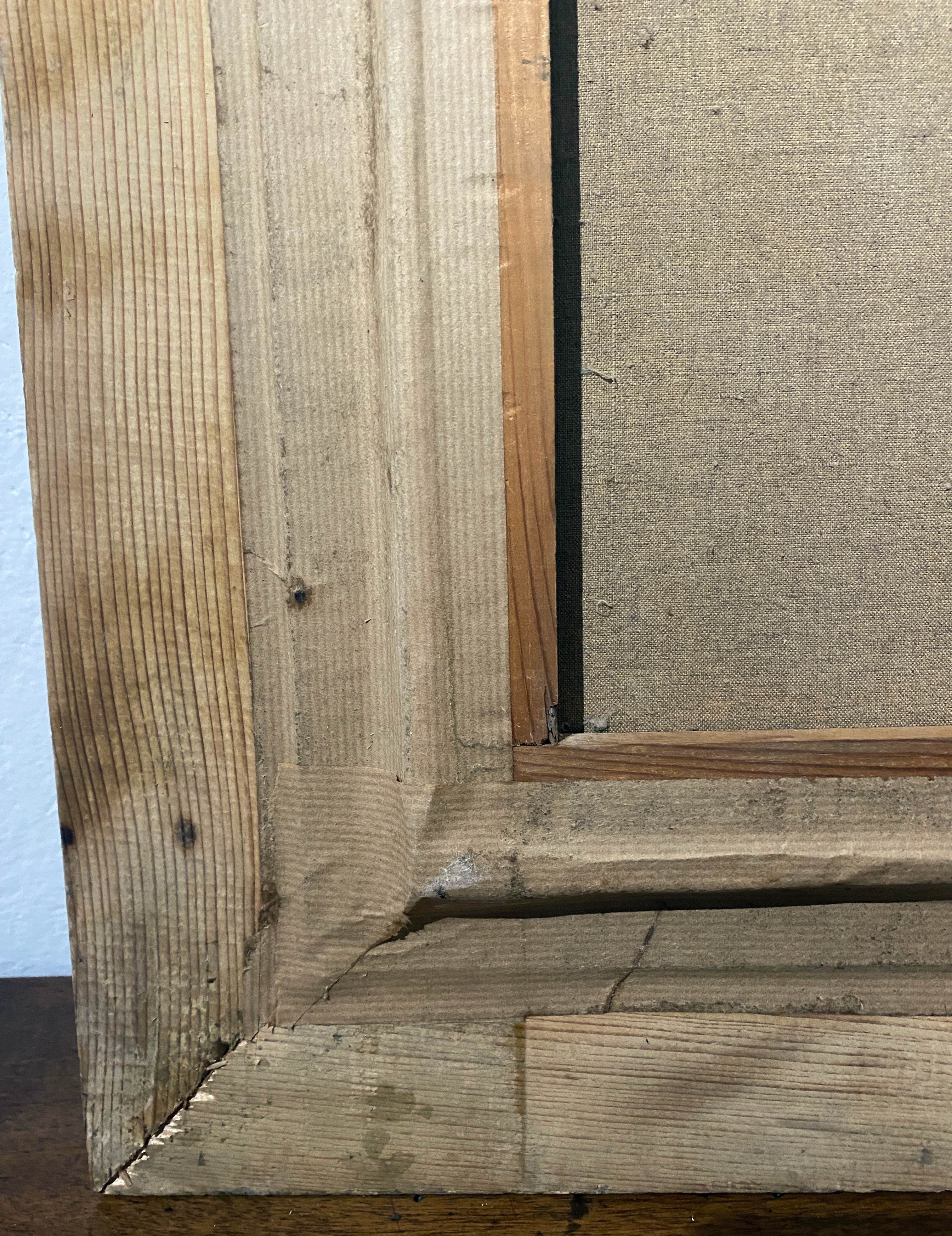 Painting "Nue Cubiste" dated 1959 HST signed Jean Gleyse (1915-1991)