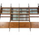 Unité murale modulaire vintage par Jitona, années 1960, ensemble de 4