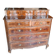 Commode ancienne plaquée et incrustée, XVIIIe siècle, Italie du Nord