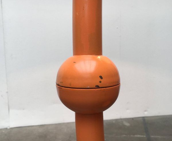 Lampadaire Serpente de l'ère spatiale italienne du milieu du siècle par Elio Martinelli pour Martinelli Luce, années 1970