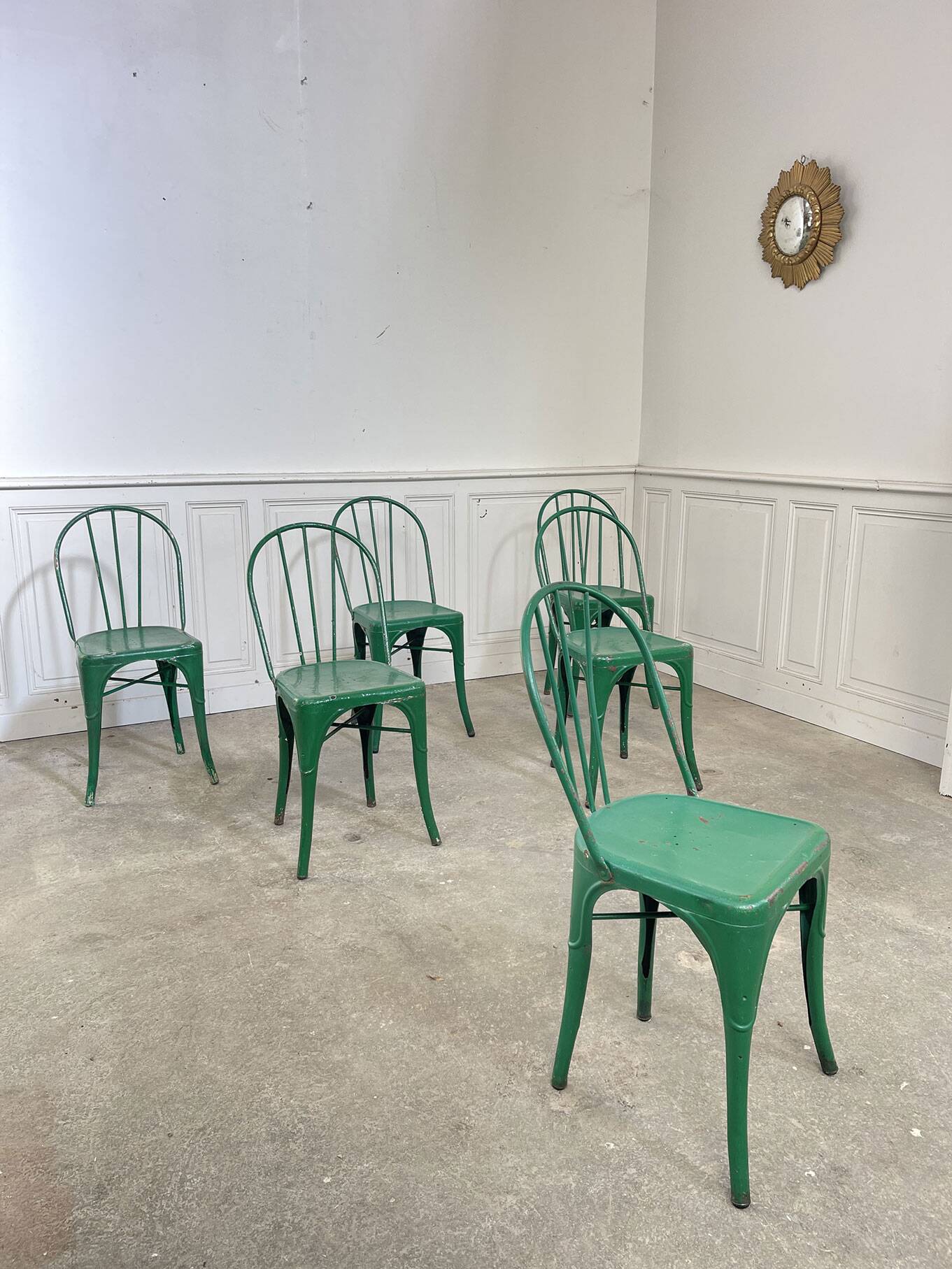 Set of 6 TOLIX chairs model "B"