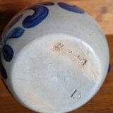 Salt-glazed stoneware jug Alsace / Germany 1.5 L handmade