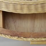 rattan console