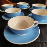 6 cups and under cups Villeroy and Boch from Mettlach