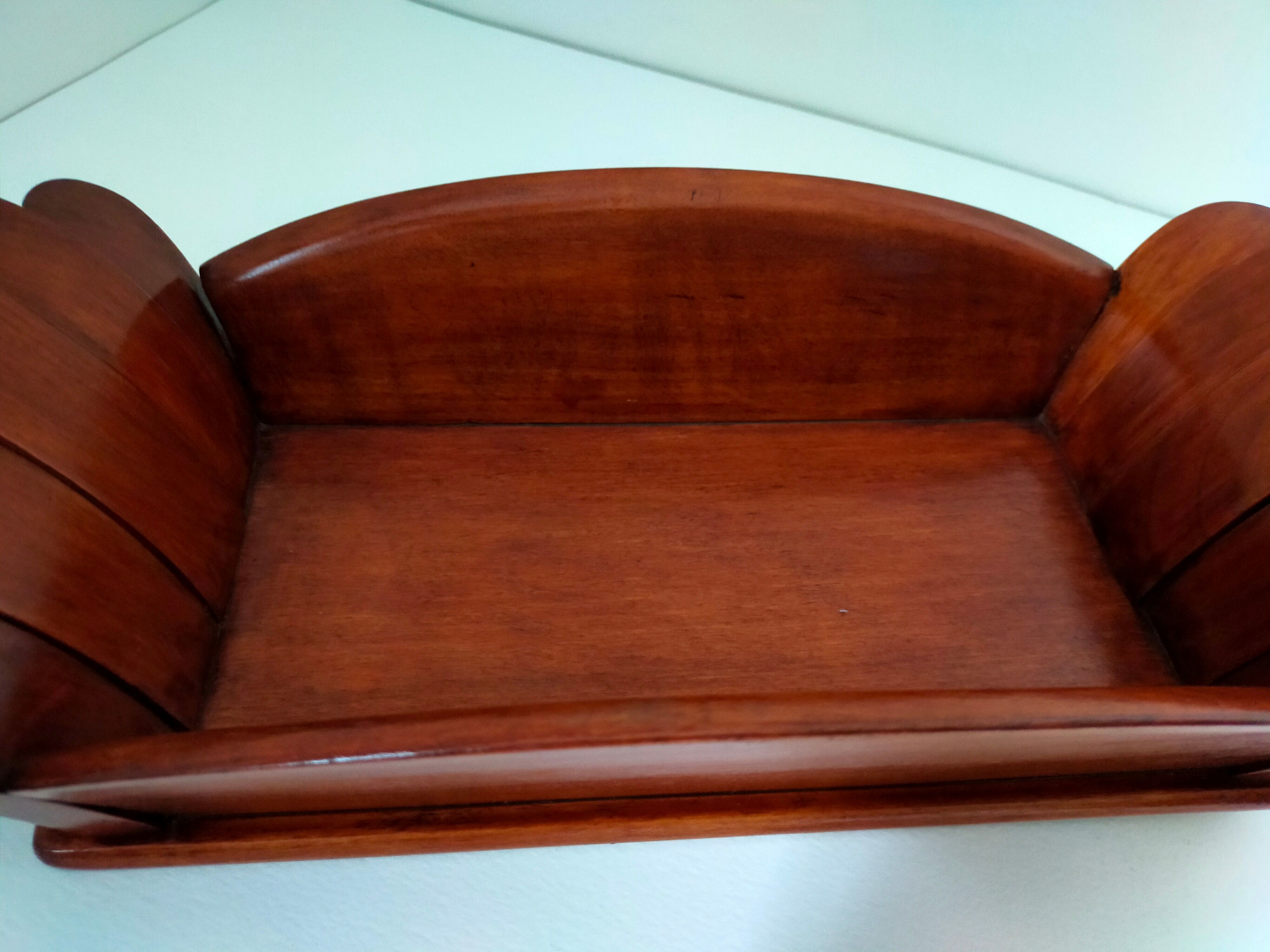 Wooden top box basket basket vintage