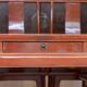 Set of 1 table + 6 antique Chinese chairs.