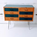 Vintage wooden chest of drawers